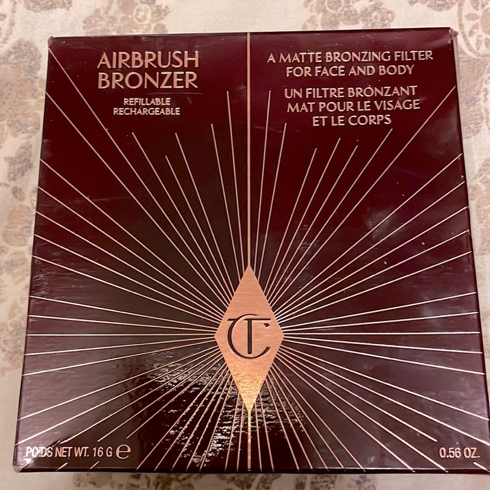 NEW Charlotte Tilbury Airbrush bronzer refillable in medium